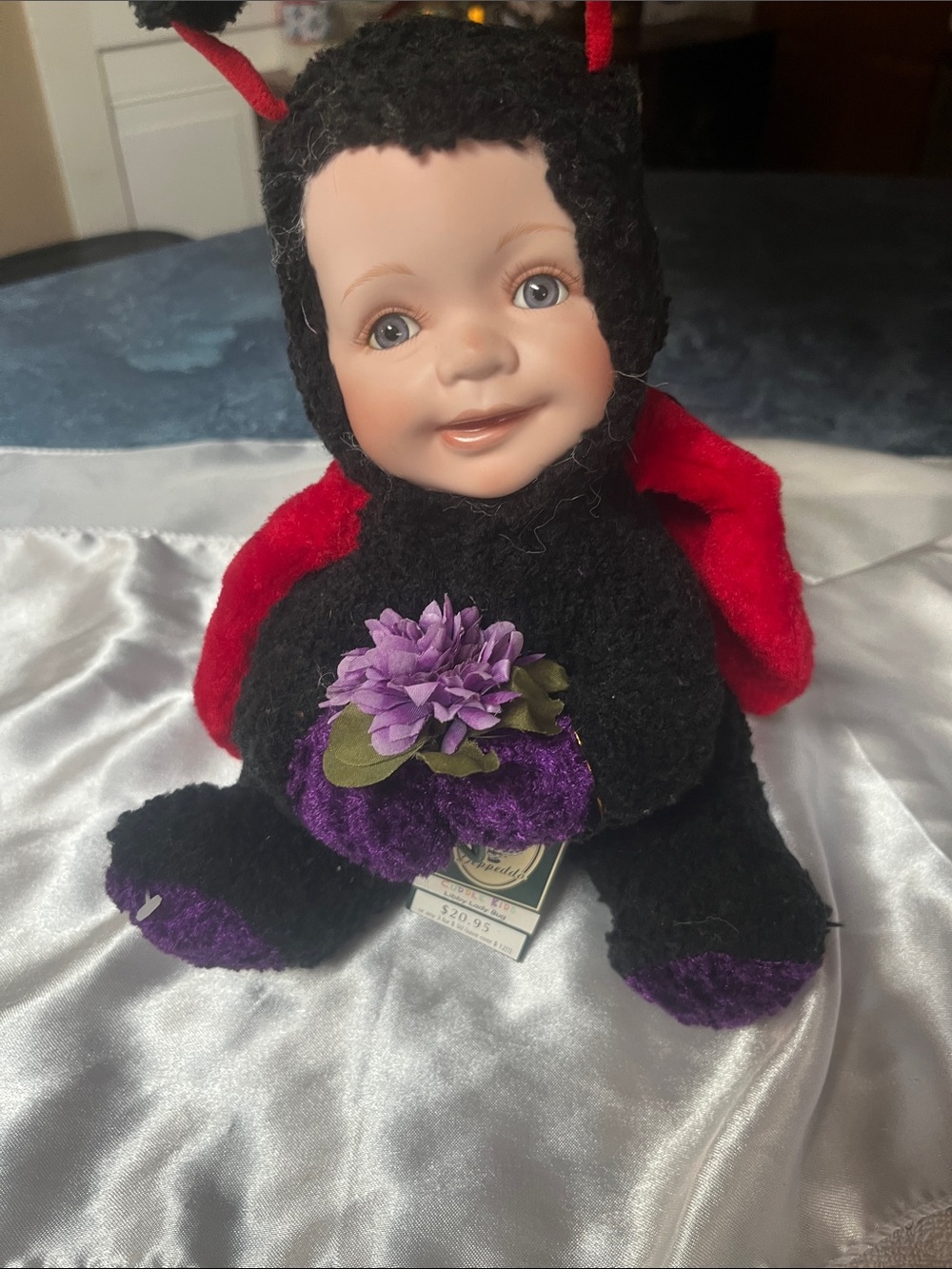 Geppeddo Cuddle Kids Libby Lady Bug Doll